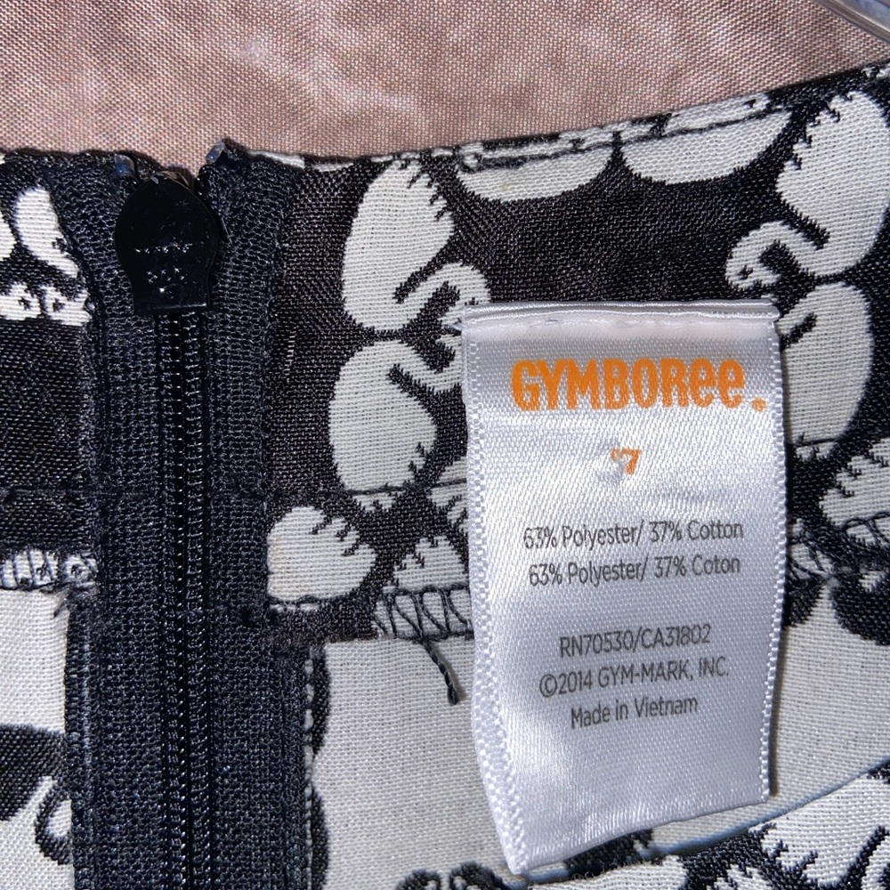 Gymboree Swan Print Dress-girls size 7-EUC - Picture 4 of 4